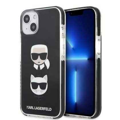 Karl Lagerfeld Karl&Choupette Head - θήκη για Apple iPhone 13 / 14 15 - Μαύρο