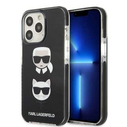 Karl Lagerfeld Karl&Choupette Head - θήκη για Apple iPhone 13 Pro Max - Μαύρο
