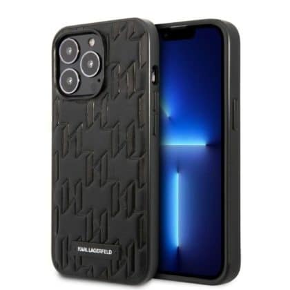 Karl Lagerfeld Monogram - θήκη για Apple iPhone 13 Pro Max - Μαύρο