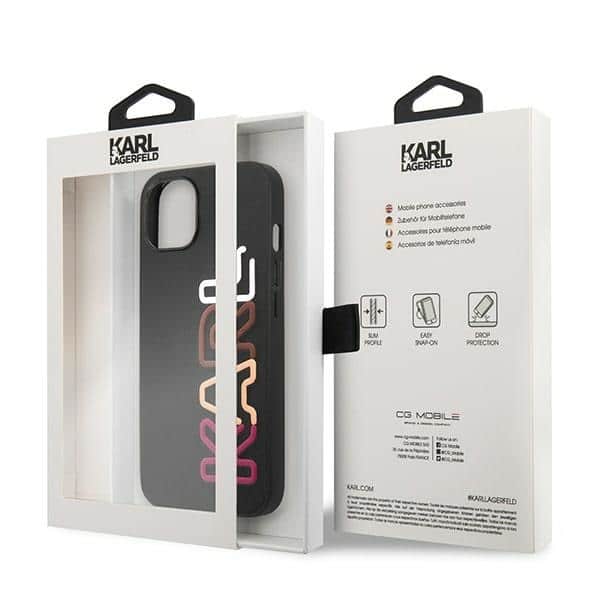 Karl Lagerfeld Multipink Brand - θήκη για Apple iPhone 13 mini - Μαύρο - Image 8