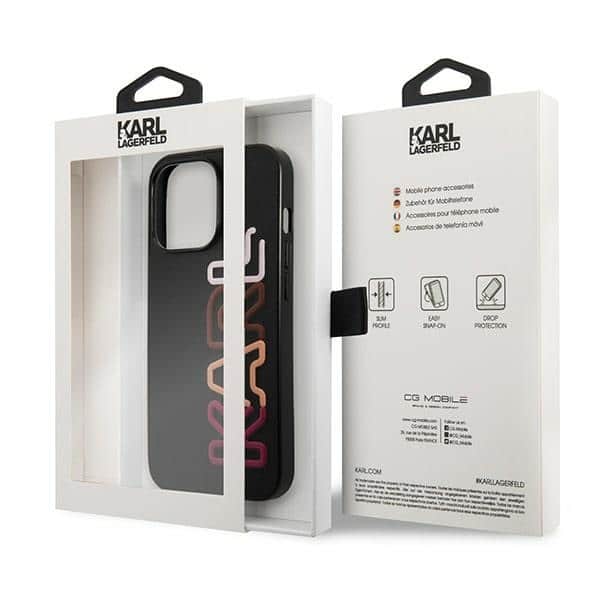 Karl Lagerfeld Multipink Brand - θήκη για Apple iPhone 13 Pro / - Μαύρο - Image 8