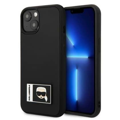 Karl Lagerfeld Ikonik Patch - θήκη για Apple iPhone 13 mini - Μαύρο