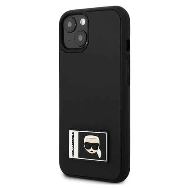 Karl Lagerfeld Ikonik Patch - θήκη για Apple iPhone 13 / 14 15 - Μαύρο - Image 2
