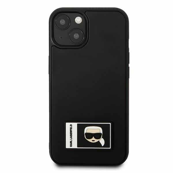 Karl Lagerfeld Ikonik Patch - θήκη για Apple iPhone 13 / 14 15 - Μαύρο - Image 3