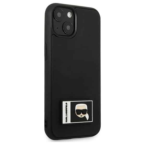 Karl Lagerfeld Ikonik Patch - θήκη για Apple iPhone 13 / 14 15 - Μαύρο - Image 4