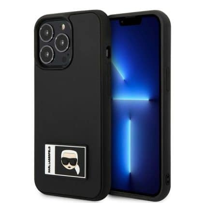 Karl Lagerfeld Ikonik Patch - θήκη για Apple iPhone 13 Pro / - Μαύρο