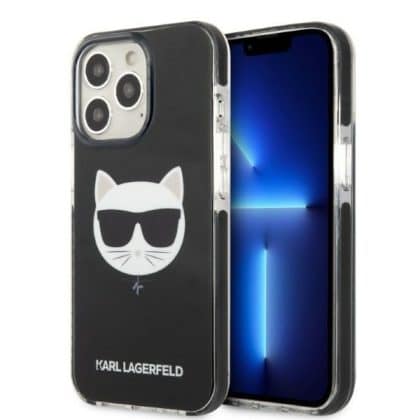 Karl Lagerfeld Choupette Head - θήκη για Apple iPhone 13 Pro Max - Μαύρο