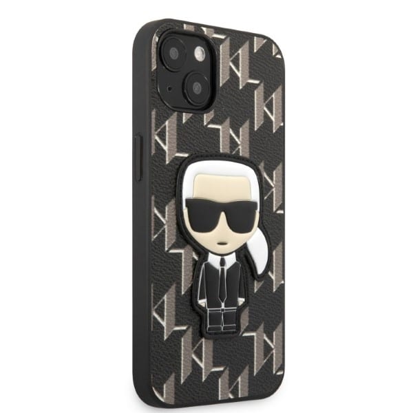 Karl Lagerfeld Monogram Ikonik Patch - θήκη για Apple iPhone 13 mini - Μαύρο - Image 4