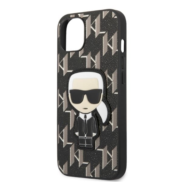 Karl Lagerfeld Monogram Ikonik Patch - θήκη για Apple iPhone 13 mini - Μαύρο - Image 6