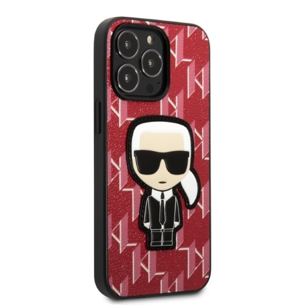 Karl Lagerfeld Monogram Ikonik Patch - θήκη για Apple iPhone 13 Pro / - Κόκκινο - Image 4