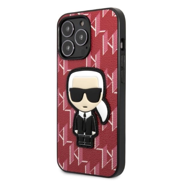 Karl Lagerfeld Monogram Ikonik Patch - θήκη για Apple iPhone 13 Pro Max - Κόκκινο - Image 2