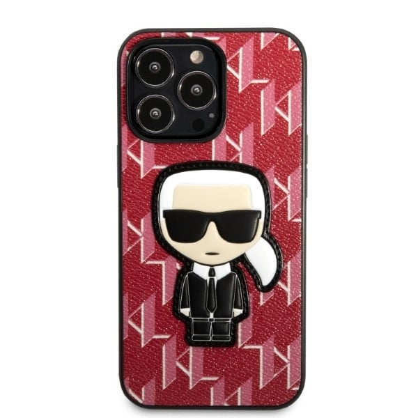 Karl Lagerfeld Monogram Ikonik Patch - θήκη για Apple iPhone 13 Pro Max - Κόκκινο - Image 3