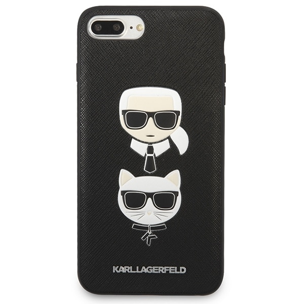 Karl Lagerfeld Saffiano Karl&Choupette - θήκη για Apple iPhone 7 Plus / 8 - Μαύρο - Image 3