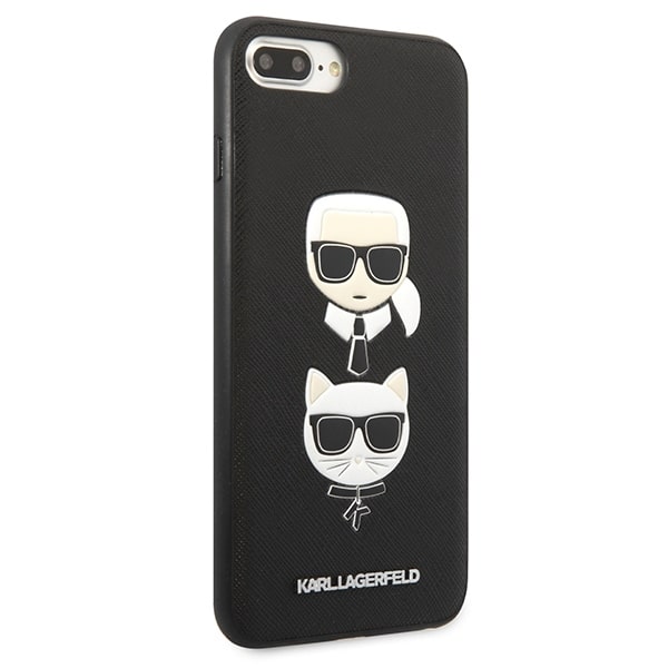 Karl Lagerfeld Saffiano Karl&Choupette - θήκη για Apple iPhone 7 Plus / 8 - Μαύρο - Image 4