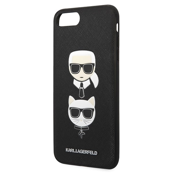 Karl Lagerfeld Saffiano Karl&Choupette - θήκη για Apple iPhone 7 Plus / 8 - Μαύρο - Image 6