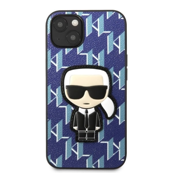 Karl Lagerfeld Monogram Ikonik Patch - θήκη για Apple iPhone 13 mini - Μπλε - Image 3