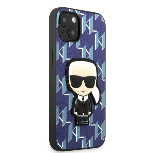 Karl Lagerfeld Monogram Ikonik Patch - θήκη για Apple iPhone 13 mini - Μπλε - Image 4