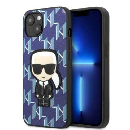 Karl Lagerfeld Monogram Ikonik Patch - θήκη για Apple iPhone 13 / 14 15 - Μπλε