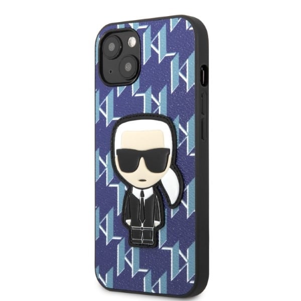 Karl Lagerfeld Monogram Ikonik Patch - θήκη για Apple iPhone 13 / 14 15 - Μπλε - Image 2