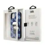 Karl Lagerfeld Monogram Ikonik Patch - θήκη για Apple iPhone 13 - Μπλε - Image 8