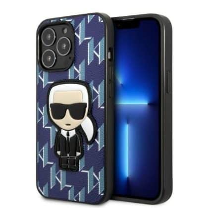 Karl Lagerfeld Monogram Ikonik Patch - θήκη για Apple iPhone 13 Pro Max - Μπλε