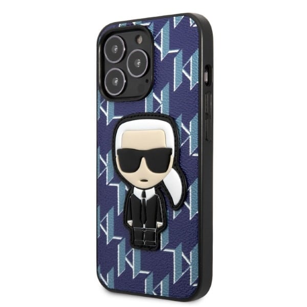 Karl Lagerfeld Monogram Ikonik Patch - θήκη για Apple iPhone 13 Pro Max - Μπλε - Image 2