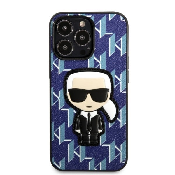 Karl Lagerfeld Monogram Ikonik Patch - θήκη για Apple iPhone 13 Pro Max - Μπλε - Image 3