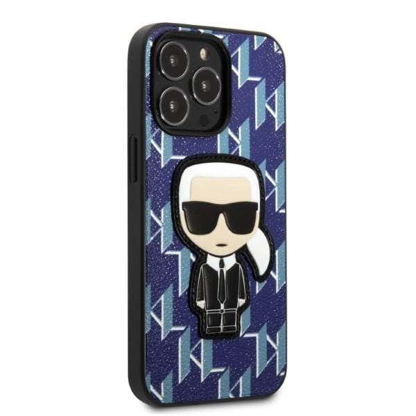 Karl Lagerfeld Monogram Ikonik Patch - θήκη για Apple iPhone 13 Pro Max - Μπλε - Image 4