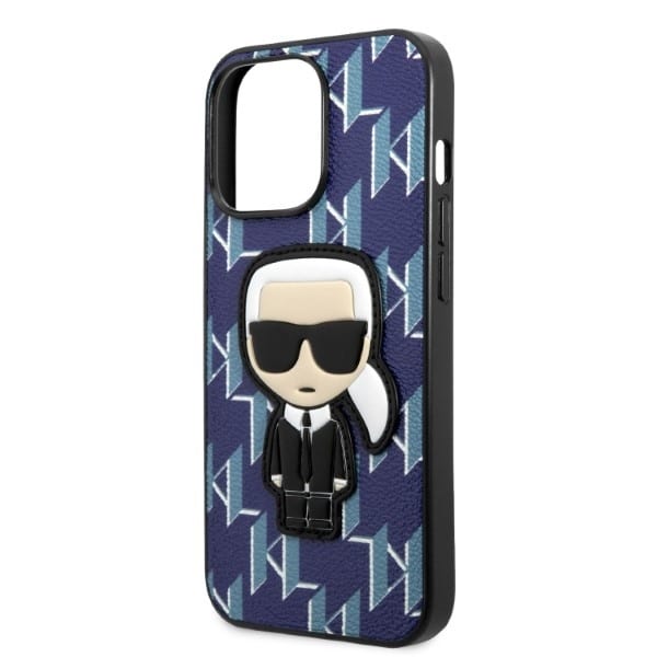 Karl Lagerfeld Monogram Ikonik Patch - θήκη για Apple iPhone 13 Pro Max - Μπλε - Image 6