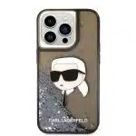 Karl Lagerfeld Glitter Karl Head - θήκη για Apple iPhone 14 Pro Max - Μαύρο - Image 3