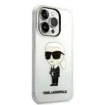 Karl Lagerfeld Ikonik Karl Lagerfeld - Apple iPhone 14 Pro - Διάφανο - Image 4