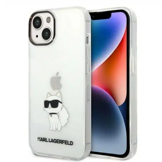 Karl Lagerfeld Ikonik Choupette - θήκη για Apple iPhone 14 Plus - Διάφανο