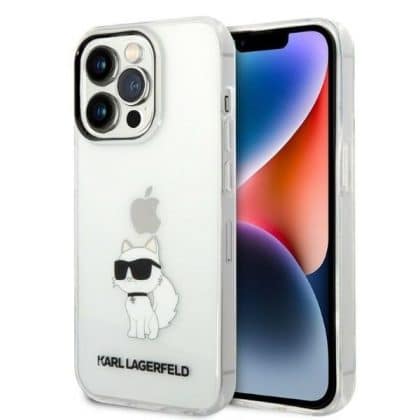Karl Lagerfeld Ikonik Choupette - θήκη για Apple iPhone 14 Pro Max - Διάφανο