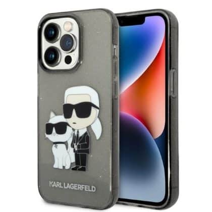 Karl Lagerfeld Karl & Choupette - θήκη για Apple iPhone 14 Pro - Μαύρο