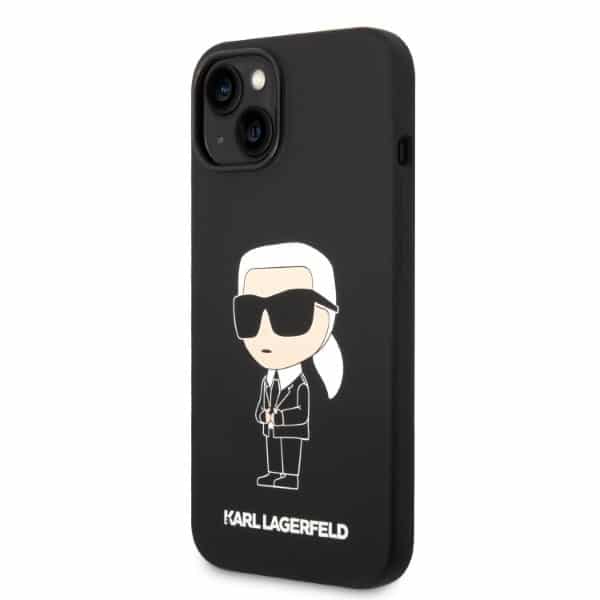 Karl Lagerfeld Silicone Ikonik - θήκη για Apple iPhone 14 Plus - Μαύρο - Image 2