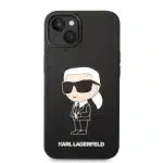 Karl Lagerfeld Silicone Ikonik - Apple iPhone 14 Plus / 15 - Μαύρο - Image 3