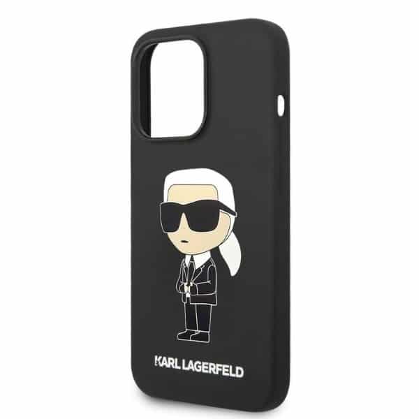 Karl Lagerfeld Silicone Ikonik - θήκη για Apple iPhone 14 Pro - Μαύρο - Image 6