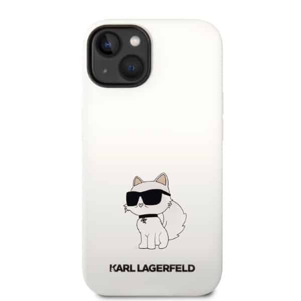 Karl Lagerfeld Silicone Choupette - θήκη για Apple iPhone 14 Plus - Λευκό - Image 3