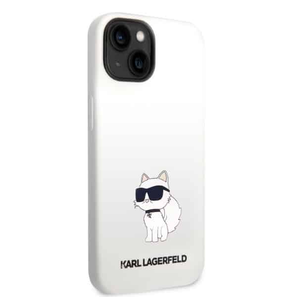 Karl Lagerfeld Silicone Choupette - θήκη για Apple iPhone 14 Plus - Λευκό - Image 4