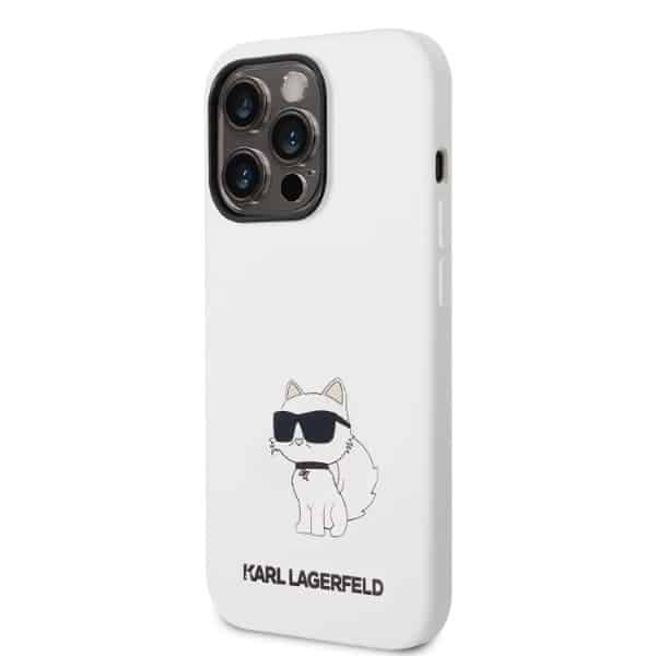 Karl Lagerfeld Silicone Choupette - θήκη για Apple iPhone 14 Pro Max - Λευκό - Image 2
