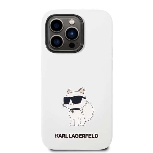 Karl Lagerfeld Silicone Choupette - θήκη για Apple iPhone 14 Pro Max - Λευκό - Image 3