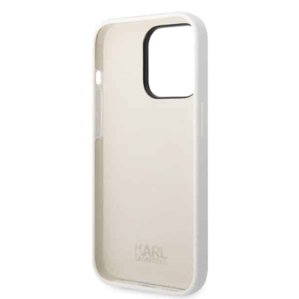 Karl Lagerfeld Silicone Choupette - θήκη για Apple iPhone 14 Pro Max - Λευκό - Image 7