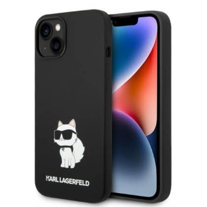 Karl Lagerfeld Silicone Choupette - θήκη για Apple iPhone 14 Plus - Μαύρο