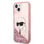 Karl Lagerfeld Glitter Karl Head - θήκη για Apple iPhone 14 Plus - Ροζ - Image 2