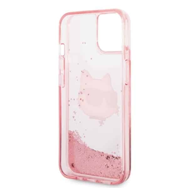 Karl Lagerfeld Liquid Glitter - θήκη για Apple iPhone 14 Plus / 15 - Ροζ - Image 7