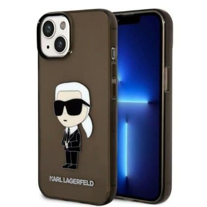 Karl Lagerfeld Ikonik Karl Lagerfeld - θήκη για Apple iPhone 14 Plus - Μαύρο