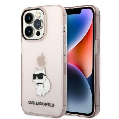Karl Lagerfeld Choupette Collection - θήκη για Apple iPhone 14 Pro Max - Ροζ