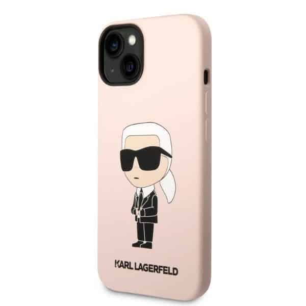 Karl Lagerfeld Silicone Ikonik - θήκη για Apple iPhone 14 Plus - Ροζ - Image 2