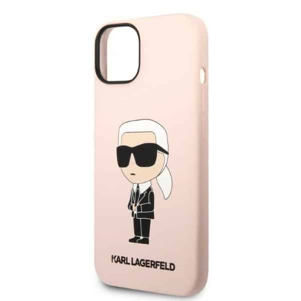 Karl Lagerfeld Silicone Ikonik - θήκη για Apple iPhone 14 Plus - Ροζ - Image 6