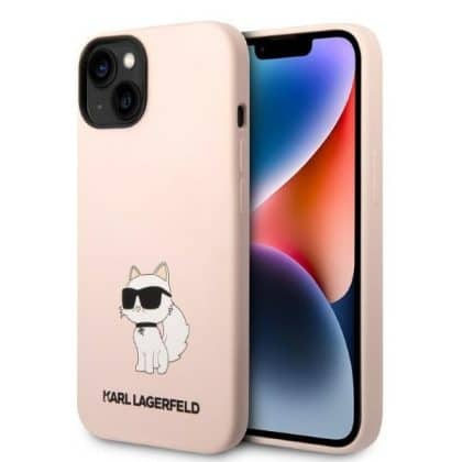 Karl Lagerfeld Silicone Choupette - θήκη για Apple iPhone 14 Plus - Ροζ